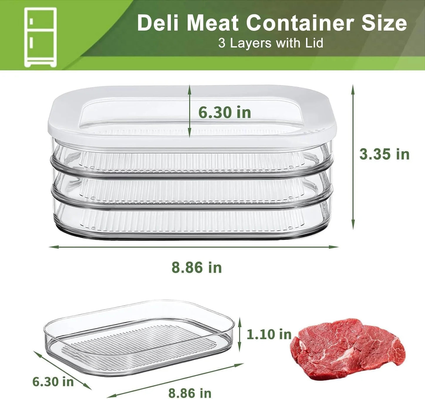 Stackable Meat Container